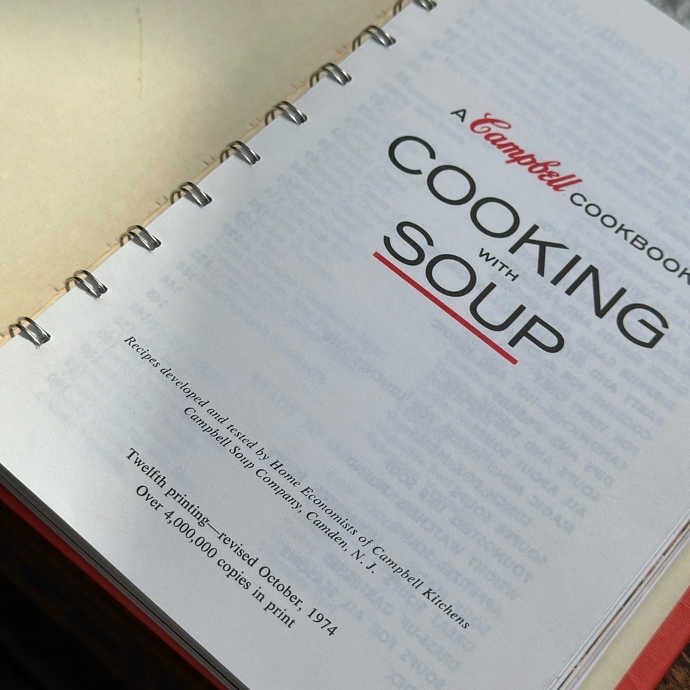 Campbell Soup Hardback Cookbook Cooking with Soup - Picture 2 of 6